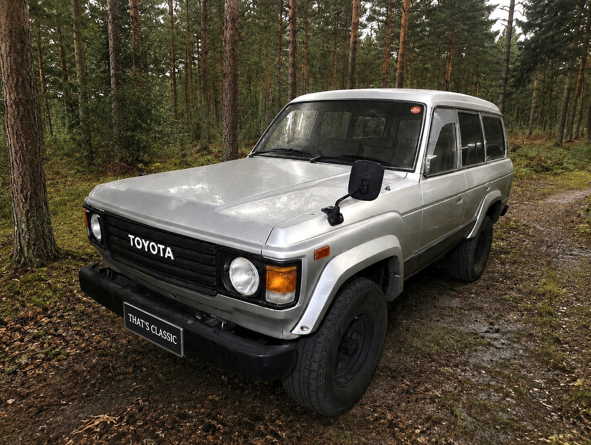 1986 Toyota Land Cruiser HJ60 front three-quarter