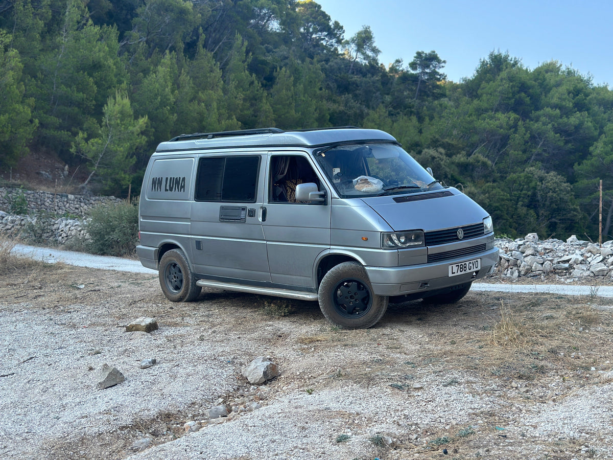 VW T4 Syncro on a European trip